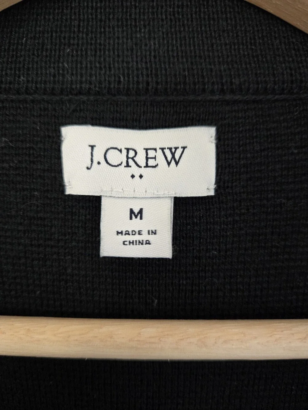 J. Crew Women's Schoolboy Sweater Blazer Size M Cardigan Dark Academia Black